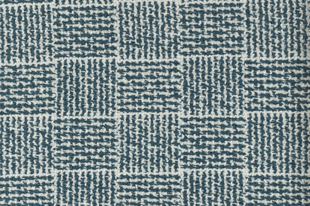 Black and White Taupe Blue Gray Upholstery Fabric | Blue Tweed Upholstery Fabric | Geometric Pattern Upholstery Fabric | Vintage Decor