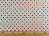 Black And White Jacquard Dot Textured Linen Blend Upholstery Fabric By The Yard|Burnt Orange Heavy Upholstery For Chair 57"W/600GSM