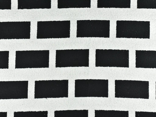 Contemporary Black and White Geometric Texture Upholstery Fabric|Beautiful On Chair and Pillow|Upholstery Fabric By The Yard-Rhythm