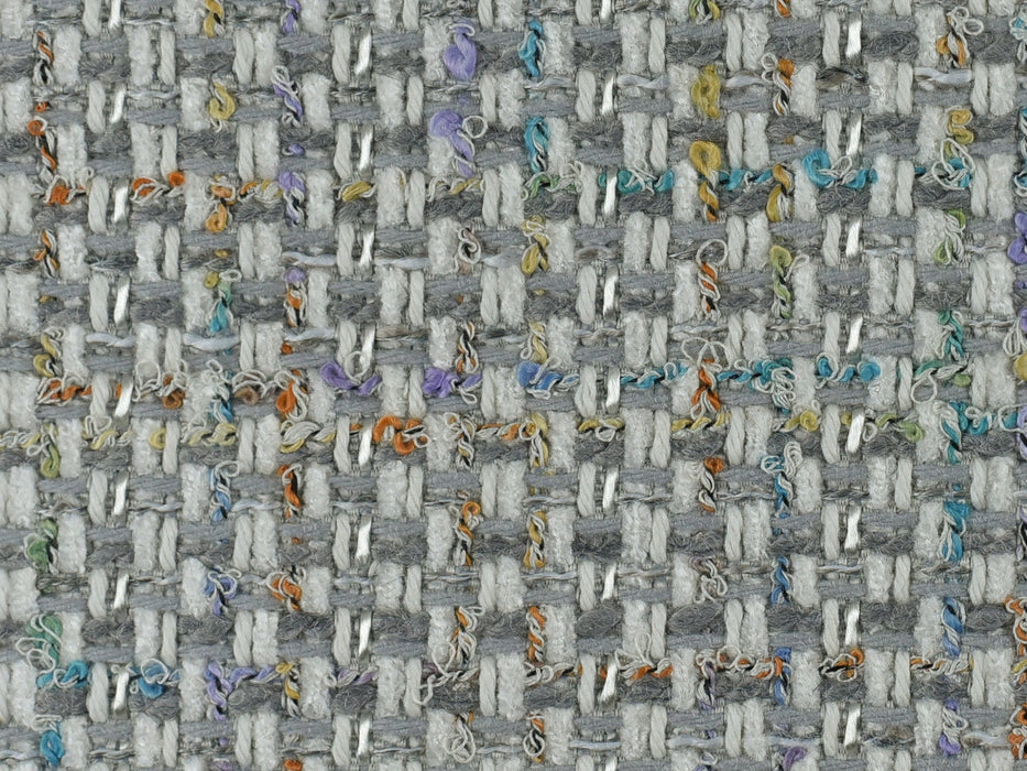 Indigo Aqua Turquoise Multi Colored Blue Tweed Modern Heavy Upholstery Fabric By The Yard 55”W/680GSM