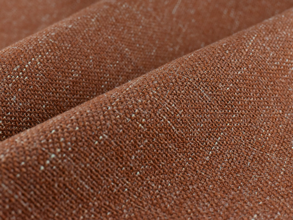 Heavy Weight Textured Basketweave linen flax blended upholstery fabric by the yard for chair couch pillow 57"W/480GSM