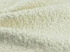 OFF Cream Sherpa Fabric Suede Backing Natural Sheepskin Faux Fur Upholstery Fabric|Heavy&Chunky Curly Textured Fleece Upholstery Fabric