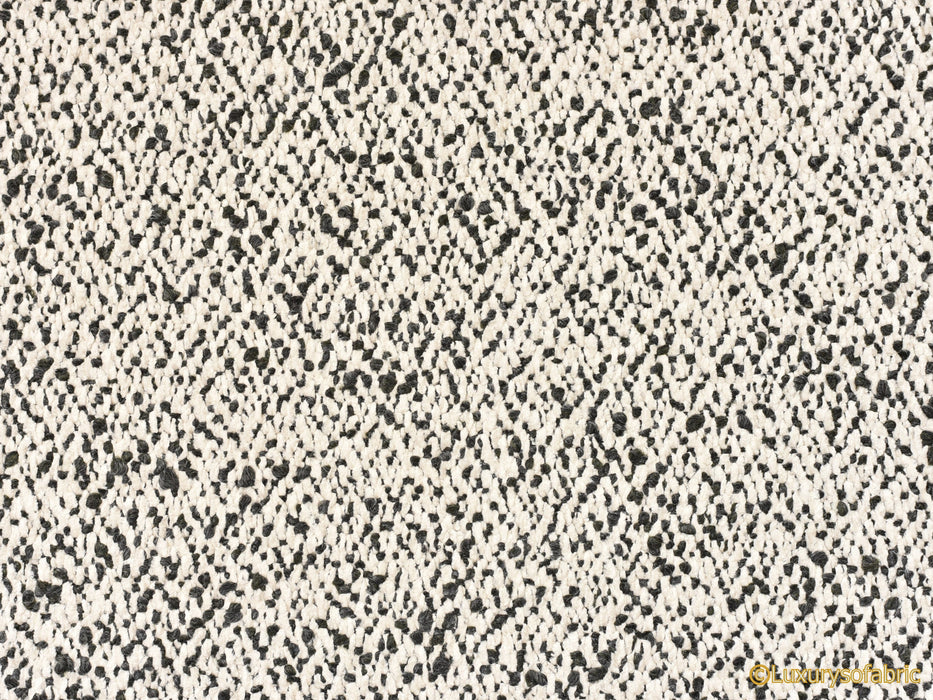 Boucle Fabric Heavy Weight Vintage Black and White Textured Wooly Boucle Upholstery Fabric By The Yard 57"Width,780GSM