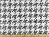 Premium Quality Vintage Woven Large Houndstooth Check Texture Upholstery Fabric By The Yard