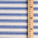 Grain Sack Fabric|Feed Sack Fabric For Modern FarmHouse Decor|Blue Strip Upholstery Fabric