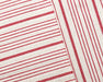 French Striped Cotton Linen Blend Grain Sack Fabric|Rustic Flour Sack Fabric|Home Furnising Upholstery Fabric