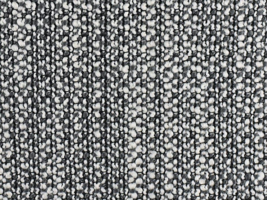 Heavy Weight Textured Wool Boucle Upholstery Fabric By The Yard In Black and White For Chair/Couch/Armchair/Furniture