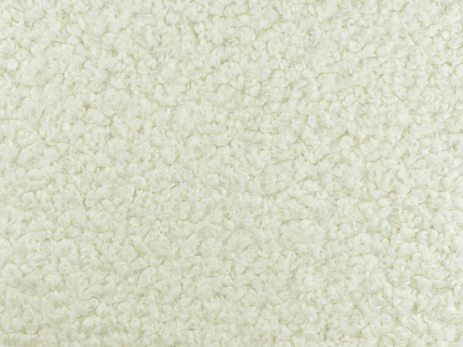 OFF Cream Sherpa Fabric Suede Backing Natural Sheepskin Faux Fur Upholstery Fabric|Heavy&Chunky Curly Textured Fleece Upholstery Fabric