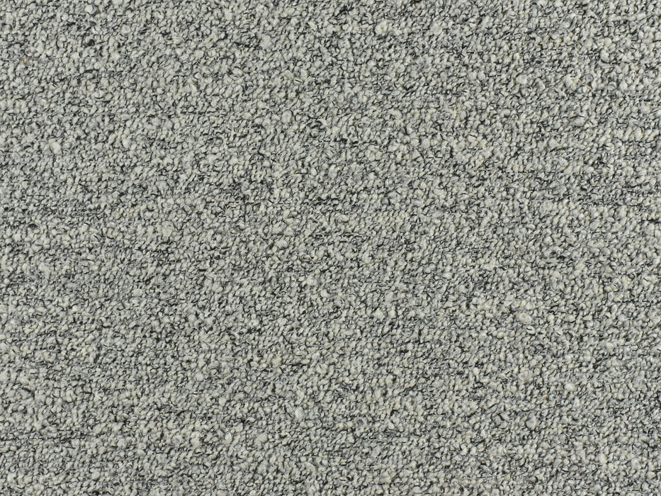 Grey Wool Blend Boucle Fabric Terry Loop Upholstery Fabric By The Yard High Abration For Daily Use For Furniture Upholstery