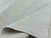 Italy Design Linen Flax Blended Upholstery Fabric by the Yard|Light Gray and White Linen Fabric For Home Decor Reupholstery|55"W/690GSM