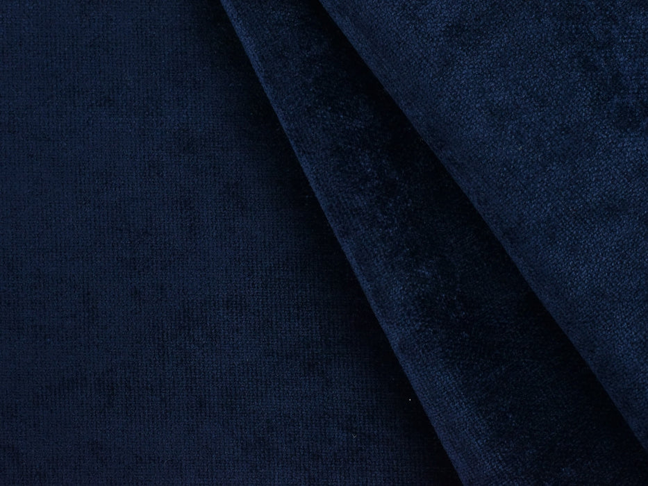 Skin Friendly Chenille Upholstery Fabric|Navy Blue Soft Chenille Upholstery Fabric|High Quality Fabric For Couch,Dining Chair,Cushion,Chair