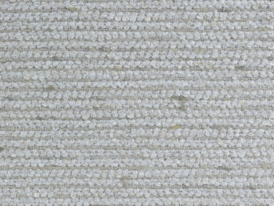 Wool Blend Designer Textured Upholstery Fabric|Mid Century Modern Heavy Weight Furniture Fabric in Cream Blue|Fabric By The Yard