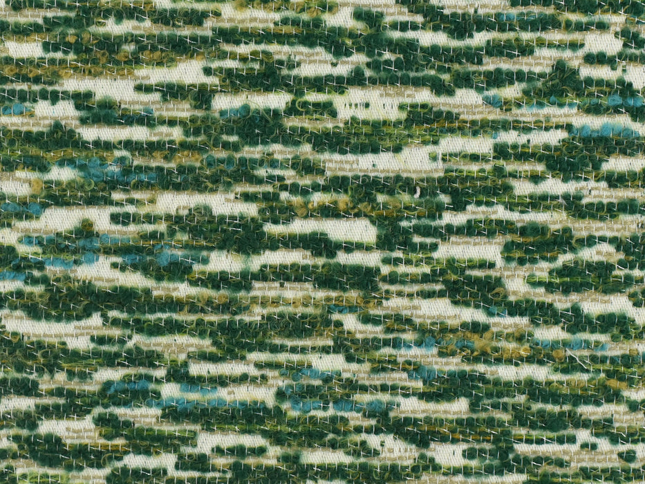 Designer Stylish Abstract Green Boucle Upholstery Fabric|Textured Wool Blended Boucle Fabric For Chair,Pillow,Couch|Cozy Soft Hand Fabric