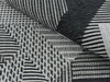 Retro Abstract Geometric Upholstery Fabric|Geometric Pattern Black and White Decorative Fabric |Fabric for Upholstery Home Accents