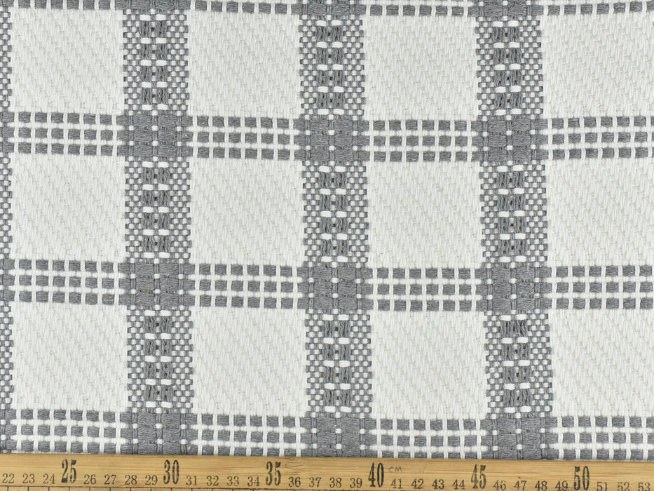 Extra Heavy Weight Cotton Blend Check Pattern Upholstery Fabric|Rustic Farmhouse Decor Fabric|Gingham Cottage Fabric|57'W/900GSM