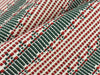 Extra Heavy Weight Cotton Blend Corase Woven Uphosltery Fabric|Christmas Red and Green Fabric For Pillow,Accent Chair,DIY Project