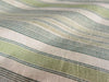 Green Cotton Linen Stripe Jacquard Upholstery&Drapery Fabric|Vintage Ticking Fabric Upholstery For Chair Pillow|Rustic Farmhoue Fabric