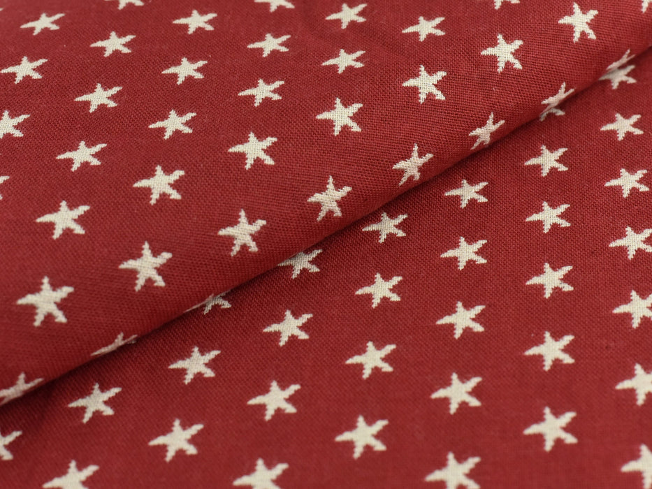 100% Pure Cotton Upholstery Fabric Stars Red Star Blue Fabric|Natural Pure Cotton Quilt Fabric|Kids Upholstery Fabric For Curtain Chair