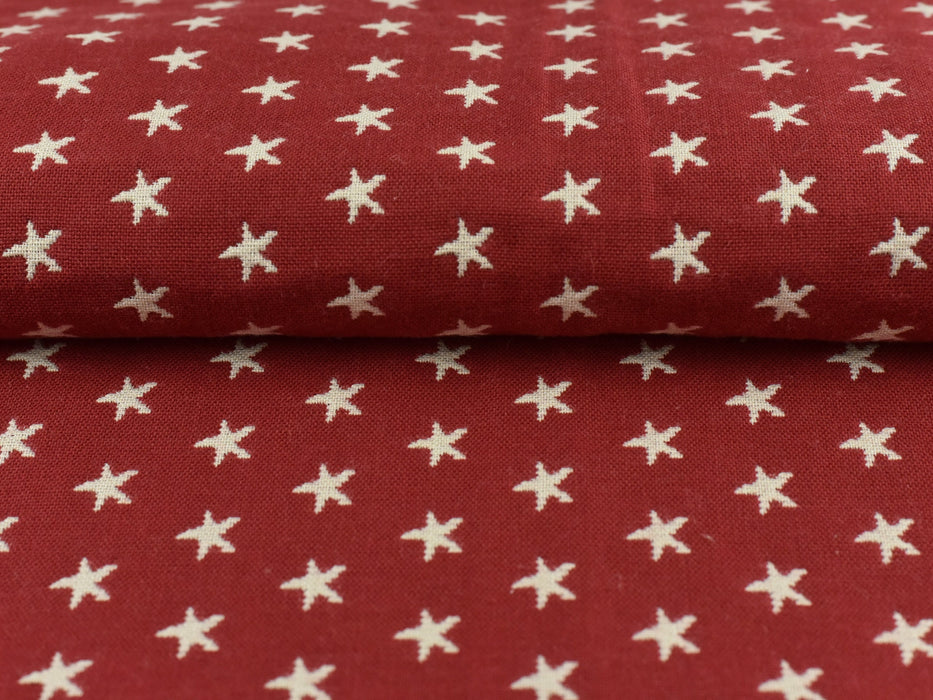 100% Pure Cotton Upholstery Fabric Stars Red Star Blue Fabric|Natural Pure Cotton Quilt Fabric|Kids Upholstery Fabric For Curtain Chair