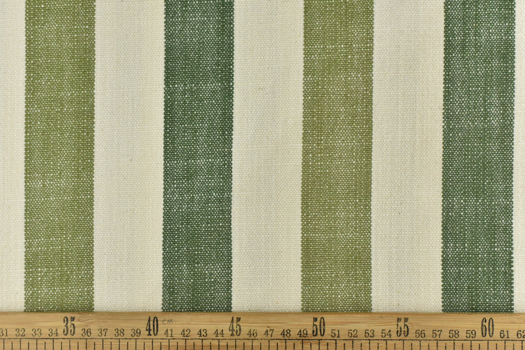 Green Stripe Jacquard Fabric |Vintage Upholstery Fabric|LuxurySofabric