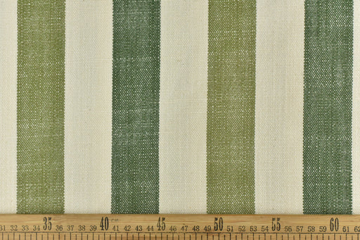 100 Pure Cotton Vintage Green Stripe Jacquard Upholstery And Drapery Fabric|Modern Farmhouse Green and Cream Heavy Upholstery