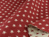 100% Pure Cotton Upholstery Fabric Stars Red Star Blue Fabric|Natural Pure Cotton Quilt Fabric|Kids Upholstery Fabric For Curtain Chair