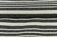 Heavy Linen and Orgaic Cotton Blended Striped Textured Upholstery Fabric in Black and White|Vintage Upholstery Fabric For Chair By The Yard