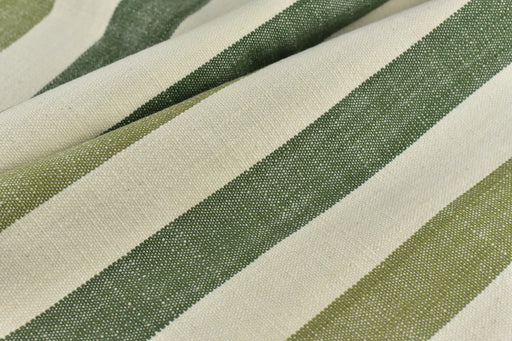 100 Pure Cotton Vintage Green Stripe Jacquard Upholstery And Drapery Fabric|Modern Farmhouse Green and Cream Heavy Upholstery