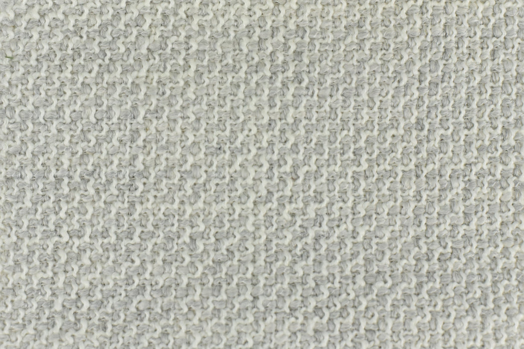 Heavy Weight Wool Blended Upholstery Fabric in Oatmeal and White|Chunky Woven Heavy Duty Dining Chair Fabric in Grey and White