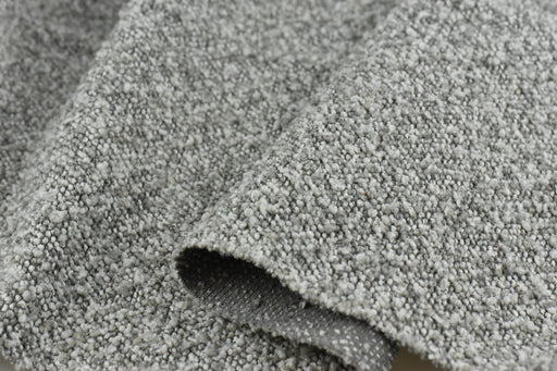 Nubby Terry Loop Textured Boulce Upholstery Fabric|Beautiful Chunky Grey Boucle Fabric For Chair Couch Pillow 56"W/650GSM