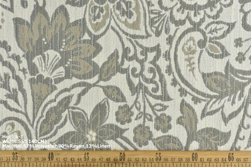 Grey Upholstery Group Paisley Linen Blend Home Decor Upholstery Fabric|Strip Floral Jacquard Upholstery fabric|Green Check Upholstery Fabric