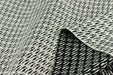 Black and White Geometric Woven Upholstery Fabric|Heavy Weight Upholstery Fabric For Chairs,Couch,Pillow Cover,Cushion