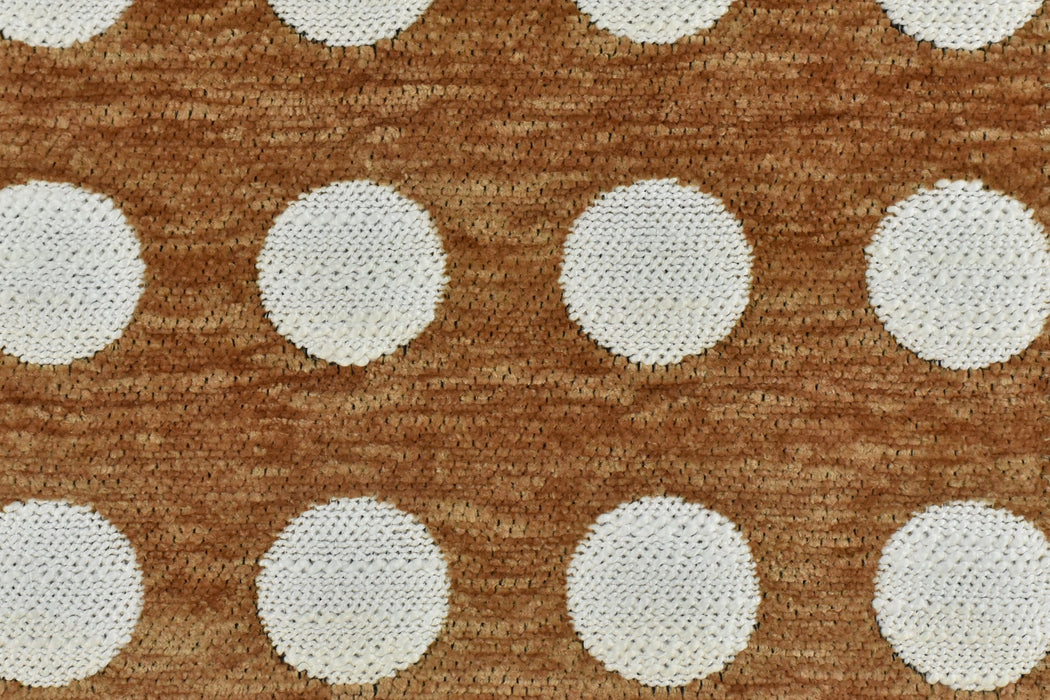 Extra Heavy Weight Polka Dot Woven Chenille Upholstery Fabric|Vintage Heavy Duty Furniture Chair Couch Upholstery Fabric 56"W/825GSM