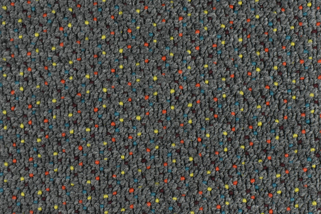 Extra Heavy Weight Multicolor Dots Boucle Upholstery Fabric in Cream, Black,Charcoal |High Traffic Boucle Chair Fabric|-56"W/945GSM