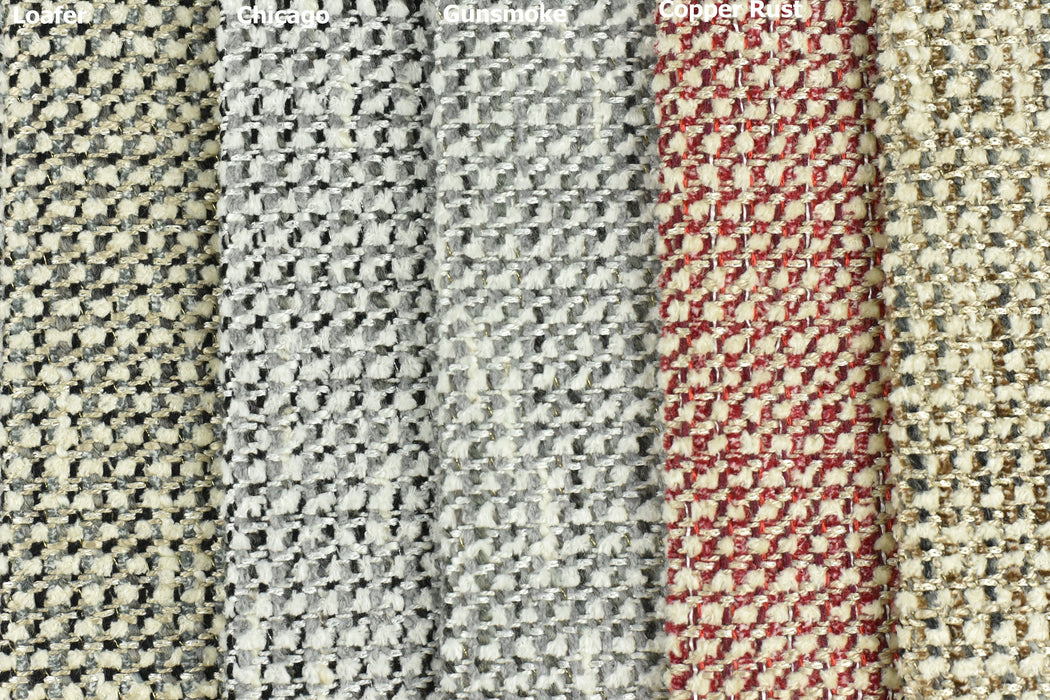 Heavy Weight Wool Cotton Blend Woven Upholstery Fabric|Multicolored Tweed Textured Furniture Fabric For Couch Sofa Dining Chair