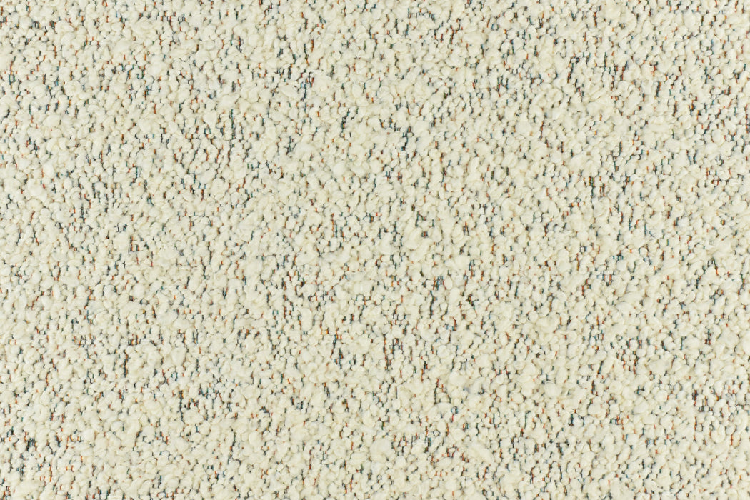 Designer Chunky and Heavy Duty Cream And Colorful Boucle Upholstery Fabric By The Yard For Chairs,Couch,Headboard,Bedframe-55"W/780GSM