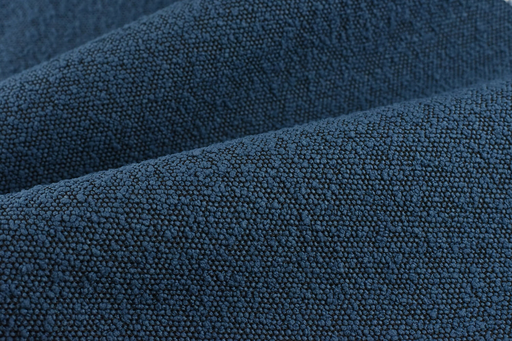 Heavy Weight Vintage Textured Blue Boucle Upholstery Fabric By The Yard For Home Decor Chair Couch Furniture 57" Width 590GSM