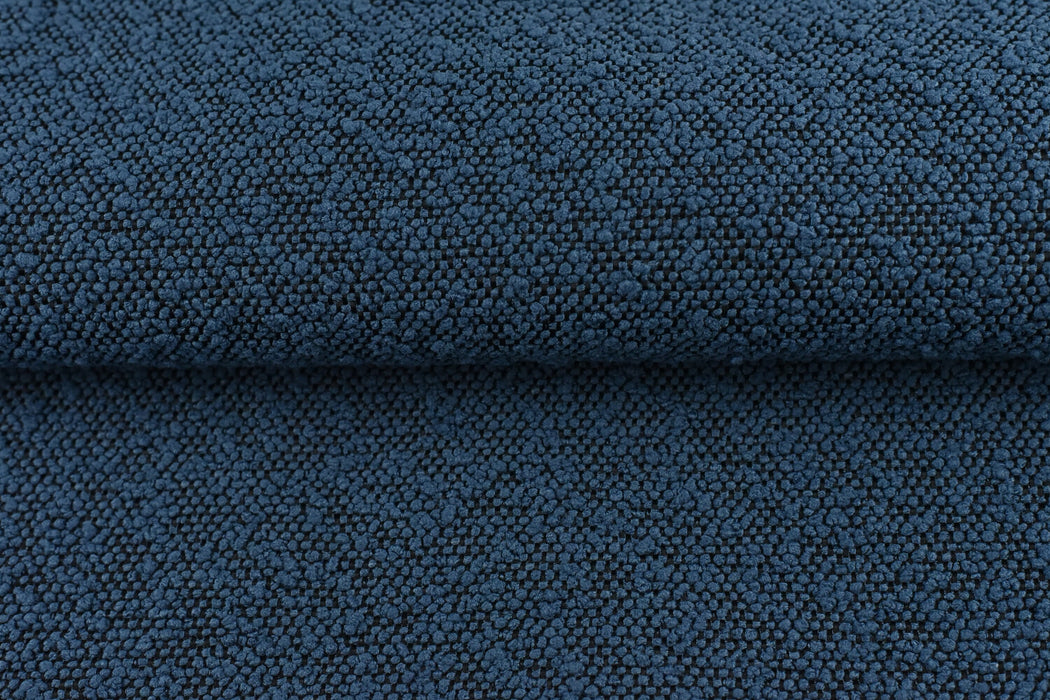 Heavy Weight Vintage Textured Blue Boucle Upholstery Fabric By The Yard For Home Decor Chair Couch Furniture 57" Width 590GSM