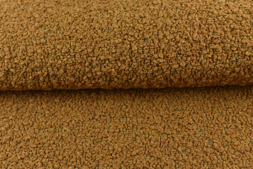 Designer Chunky and Heavy Duty Brown Camel Boucle Upholstery Fabric By The Yard For Chairs,Couch,Headboard,Bedframe-55"W/780GSM