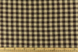 Heavy Duty Soft Wool Blended Chocolate and Cream Small Check Upholstery Fabric|Geometric Chair Fabric|Drapery Furniture Reupholstery Fabric