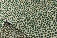 Designer Heavy Weight Leopard Jacquard Textured Upholstery Fabric in Green Yellow Cream|Cheetah Animal Geometric Woven Furniture Fabric