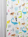 Animal Zoo Kids Room 100% Pure Cotton Curtain Fabric By The Yard|Pure Cotton Animal Printed Nursery Decor Drapery Fabric