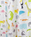 Animal Zoo Kids Room 100% Pure Cotton Curtain Fabric By The Yard|Pure Cotton Animal Printed Nursery Decor Drapery Fabric