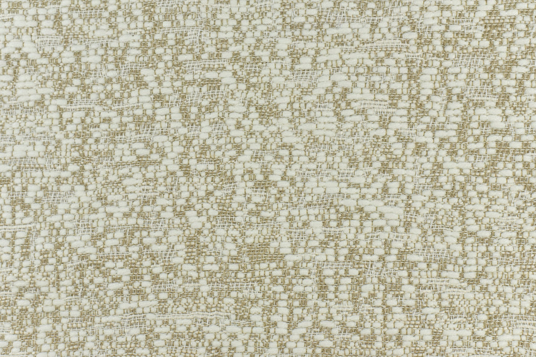 Heavy Weight Nubby Textured Boucle Upholstery Fabric For Couch in Cream and Tan|Best Choice For Chair Reupholstery 57"W/880GSM