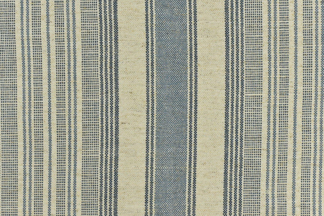 Green Cotton Linen Stripe Jacquard Upholstery&Drapery Fabric|Vintage Ticking Fabric Upholstery For Chair Pillow|Rustic Farmhoue Fabric