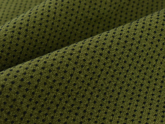 100 Pure Cotton Moss Green Dots Geometric Upholstery&Drapery Curtain Fabric By The Yard|Natural Cotton Upholstery For Furniture