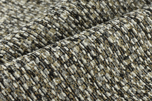 Heavy Weight Tweed Boucle Upholstery Fabric With Black White Brown For Furniture Reupholstery|Unique Boucle For Your Special Home Space