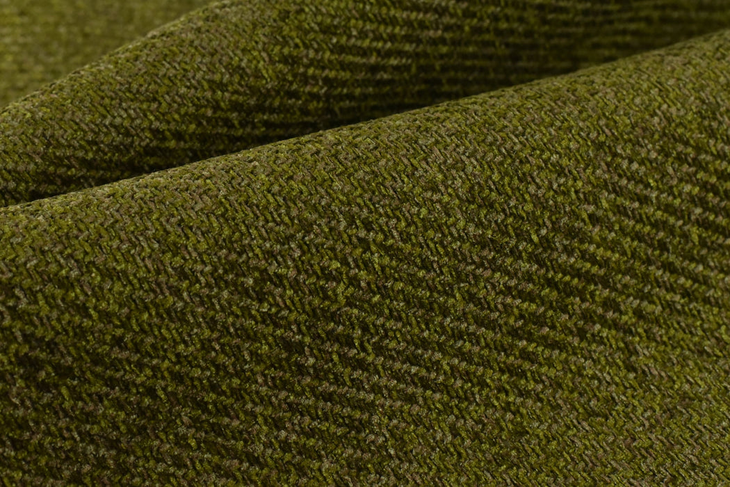 Moss Green Upmarket Chenille Woven Heavy Duty Upholstery Fabric|Olive Green Luxury Couch Chair Fabric By The Yard-55"W/740GSM