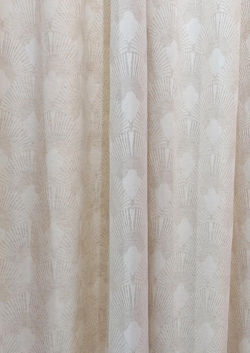 Cotton Linen Vintage Floral Jacquard Drapery Fabric By The Yard For Living Room|Cream Beige Natural Curtain Fabric For Bedroom Kidsroom