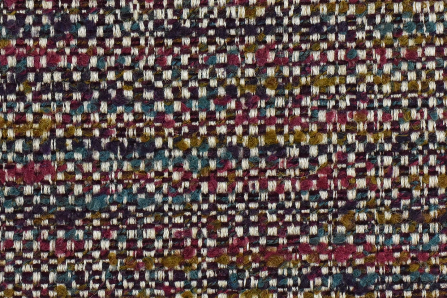 Milti-Colored Tweed Textured Wool Blend Boucle Upholstery Fabric For Furniture Drapery|Colorful Fabric For Chair&Curtain-110"(280CM) Width